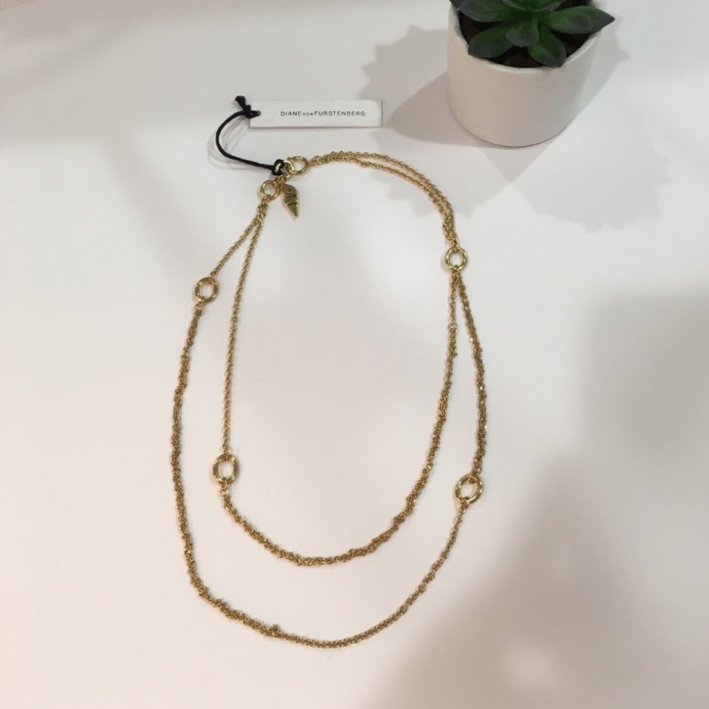 Diane Von Furstenberg Chain Layer Necklace